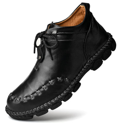Sky Madrid Vintage Leather Ankle Boot