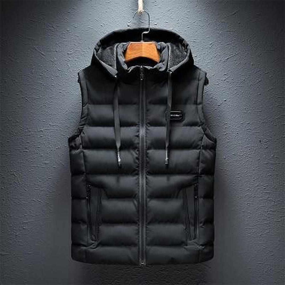 Sky Madrid Hooded Pocket Vest