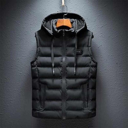 Sky Madrid Hooded Pocket Vest