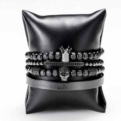 North Royal Stainless Steel Crown Bracelet