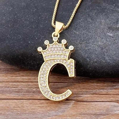 Saint Morris Royal Initial Necklace