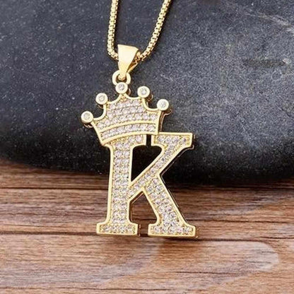 Saint Morris Royal Initial Necklace