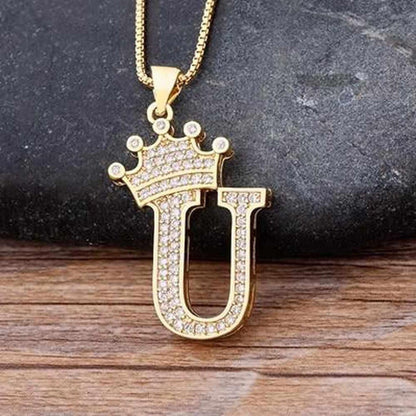 Saint Morris Royal Initial Necklace
