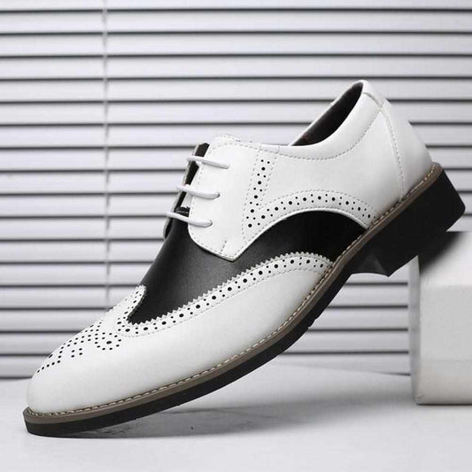 Sky Madrid Leather Brogue Shoes