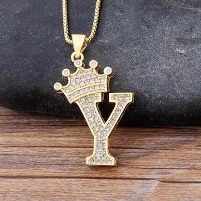 Saint Morris Royal Initial Necklace