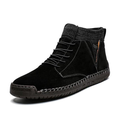 Sky Madrid Plush Lace-Up Boots