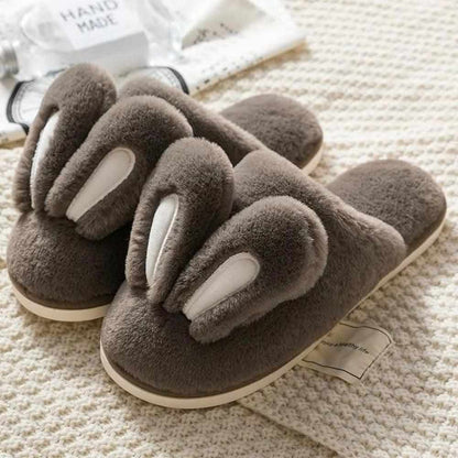 Fluffy Rabbit Home Slippers
