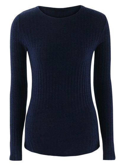 Solid Long Sleeve Back Lace Up Sweater